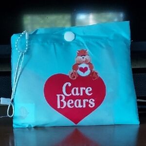 Care Bears Turquoise Reusable tote with Red Heart